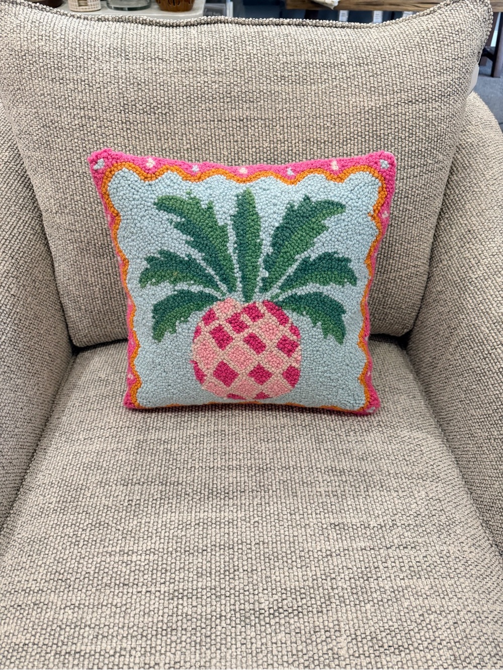 Toss pillow